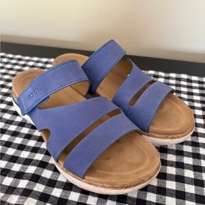 Earth Indigo Slide Sandals
